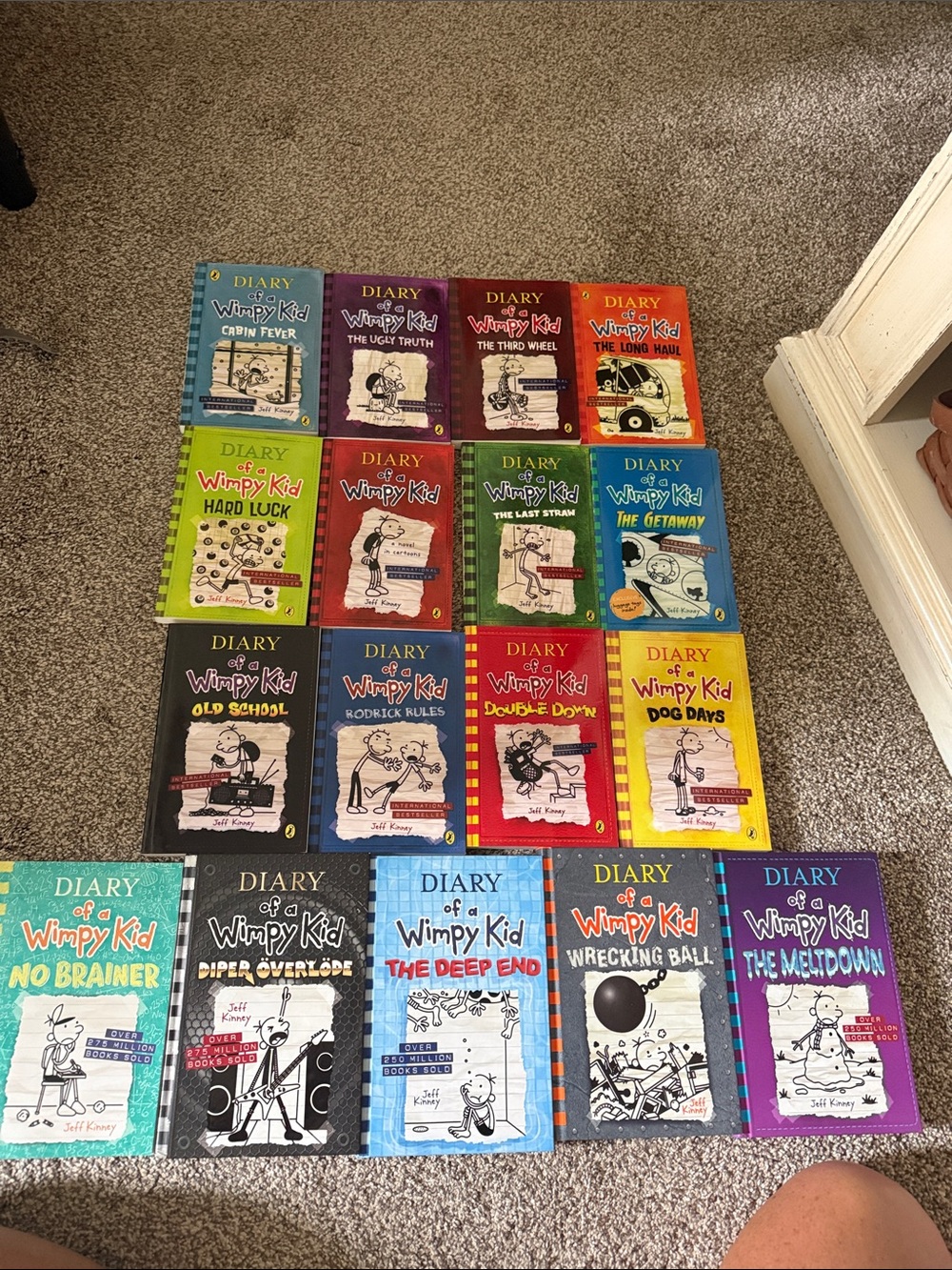 Diary of a Wimpy Kid 20-Book Hardcover Collection - Assorted Bright Covers